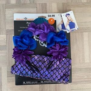 Mermaid Accessories - Headband and Gloves Only - Brand New and Never Used!